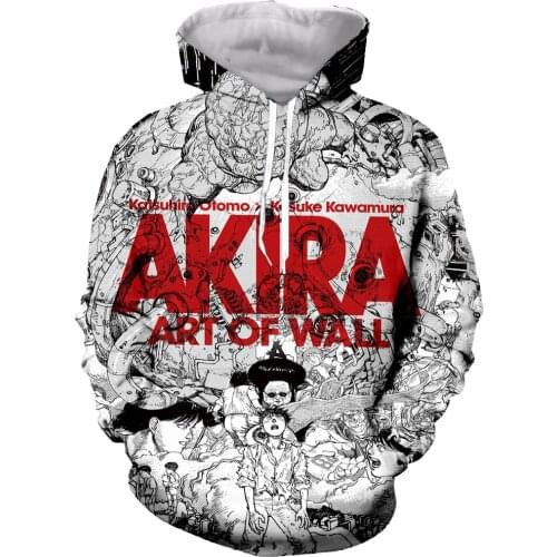 Akira Funny New Fashion Long Sleeves 3D Prined Hoodies Men women Oversized Sweatshirt dropshipping