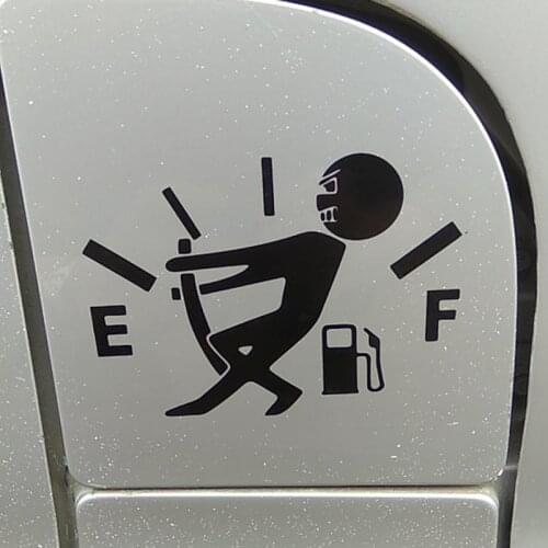 12cm * 9cm high gas consumption sticker fuel gauge blank sticker for Mitsubishi ASX/Outlander/Lancer Evolution/Pajero/Eclipse