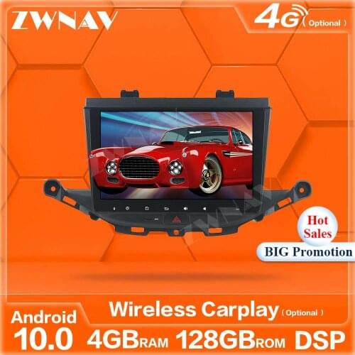 128GB Wireless Carplay Android 10 Screen Multimedia Player For Opel ASTRA K 2016 2017 GPS Navi Auto Audio Radio Stereo Head Unit