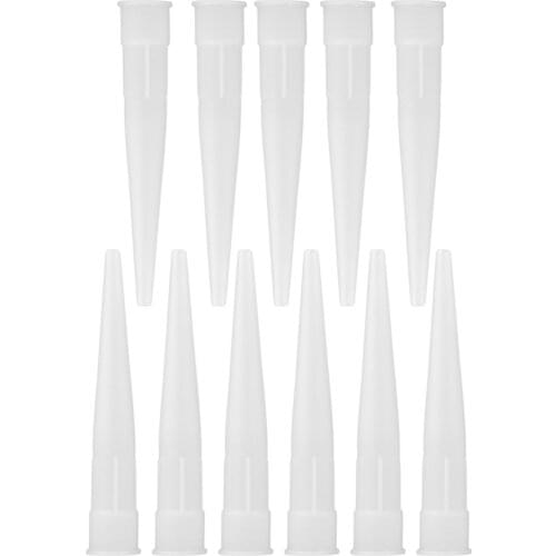 20/30pc Plastic Caulking Nozzle Applicator Replacement Glass Glue Tip Sealant Finisher Grout Tools Seam Accessories