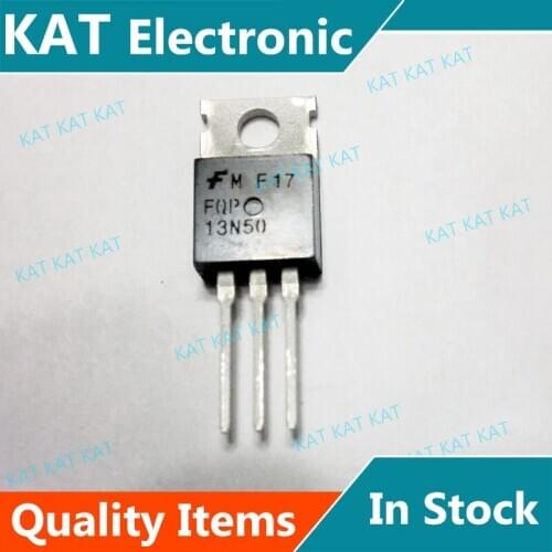 5PCS/Lot FQP13N50 13N50 TO-220 12.5A 500V N-Channel MOSFET