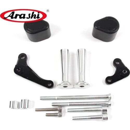 ARASHI 1Set Motorcycle Engine Protector Protective Cover For KAWASAKI ZX-14R ZX14R 06-12 Engine Slider Crash Stator Guard Pad