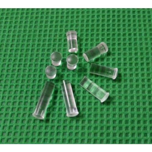 Free shipping 100PC Clear color 11.7MM LIGHT PIPE PNL MNT 11.7MM LONG FOR 3MM Led Diode LED Tube Lampshade Replace PLP2-500