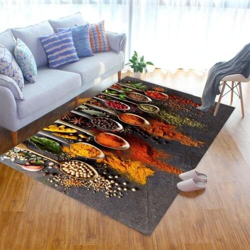 Spice Pattern Livingroom Carpet Bedroom Bedside Decor Kids Room Hallway Large Rug Outdoor Rug Fluffy Rug