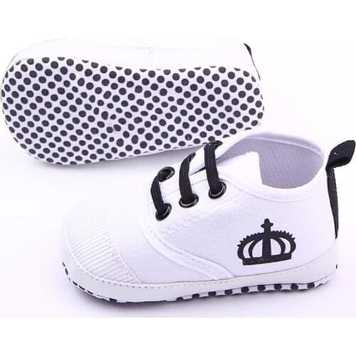 Infant Toddler Baby Boys Shoes Soft Sole Crib Sneaker Prewalker Soft Sole Anti-slip First Walkers