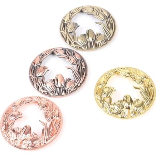 1PC Jar Candle Topper Cover Sleeves Lid Flower Style Rose Golden Metal Candle Cover Candle lid Jar Candle Topper Accessories