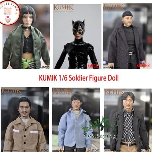 Hot Sales KUMIK KM036 022 38 1/6 Custom Female Male Natalie Portman Renault Action Figure Collection Movie Doll Toys Fans Gift