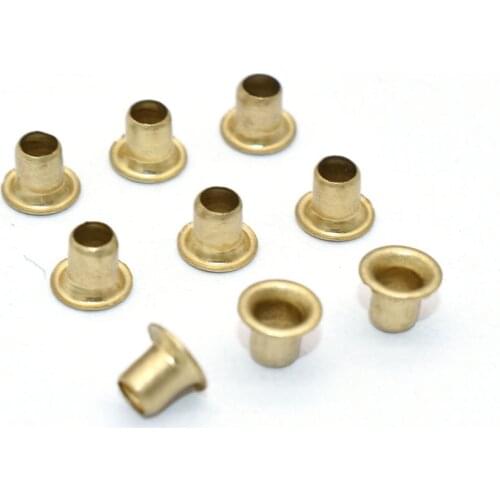 Metal Gold Eyelet Grommets 2mm Grommet Eyelet Metal Grommet Rivets Purse Accessories for Sewing Shoes Bag Making Hardware Canvas