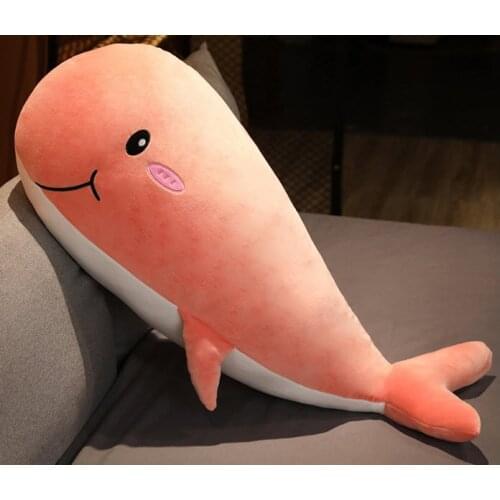 50cm Kawaii Cartoon Baby Dolphin Pillow Soft And Comfortable Handfeel Home Decoration Birthday Gift Toy Dolphin