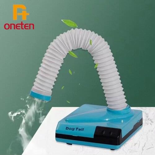 Desktop Smoking Device For IC mainboard Soldering Repair Purifying Device Fume Extractor Filtering Exhaust Fan Tool