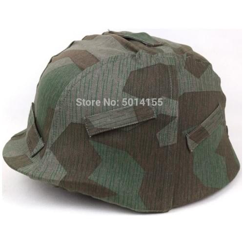 WWII German M35 40 Helmet Cover Splinter Color