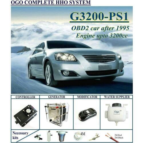 OGO Complete HHO system PS1 PWM CE&FCC dynamic EFIE chip upto 3200CC