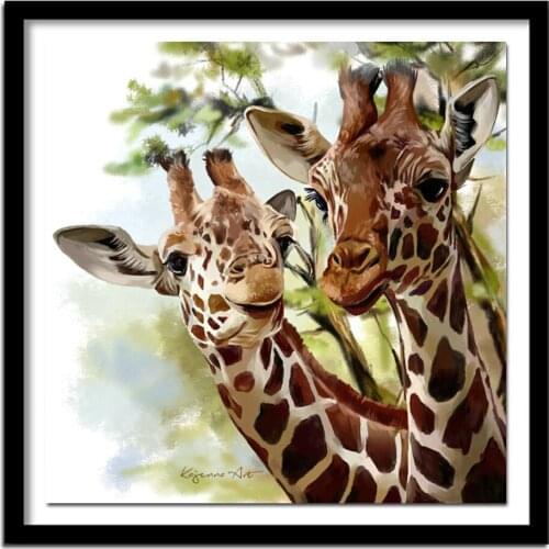 Full Square/Round Drill 5D DIY Diamond Painting "Animal giraffe" 3D Embroidery Cross Stitch Home Decor Gift A00961