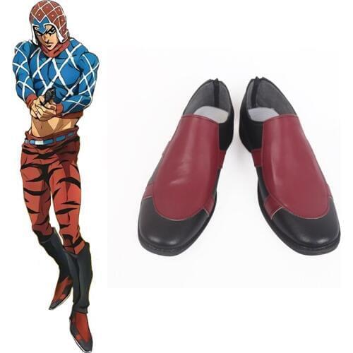 JoJos Bizarre Adventure Guido Mista Cosplay Shoes Boots Halloween Carnival Party Costume Accessories