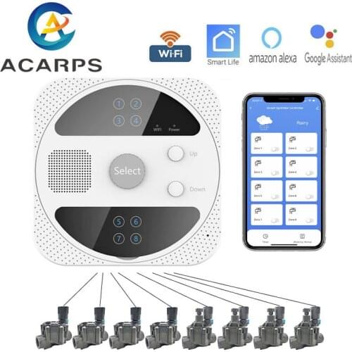 WiFi Smart Voice Irrigation Controller Smart Irrigation Solenoid Valve Watering System Garden Irrigation Timer