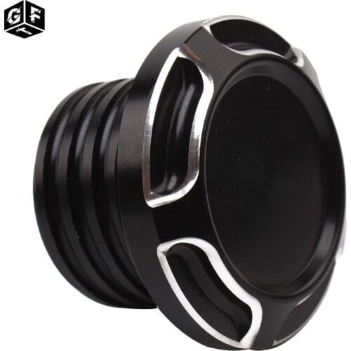 1pcs Motorcycle Black Aluminum Fuel Gas Tank Oil Cap for Harley Sportster 1200 XL883 48 1996-Up