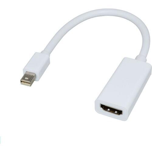 1pcs High Quality Thunderbolt Mini DisplayPort Display Port DP to HDMI Adapter Cable For Apple Mac Macbook Pro Air