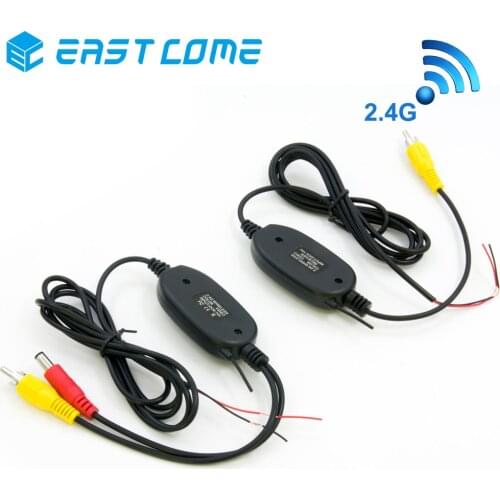 2.4 Ghz Wireless Video Transmitter Receiver Kit For Car Monitor To Connect The Car Rear View Camera Reverse Backup Camera