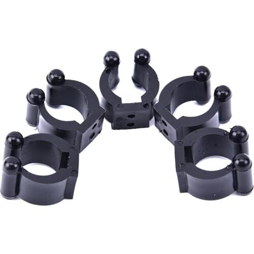 5Pcs/Set Plastic Club Clip Fishing Rod Pole Storage Rack Tip Clamps Holder Without Screws Fishing Rod Rack Fishing Tackle