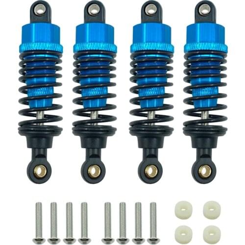 4Pcs Aluminum Alloy Shock Absorbers Damper Set for Tamiya TT-01 TT01 TT-02 TT02 1/10 RC Car Upgrade Parts