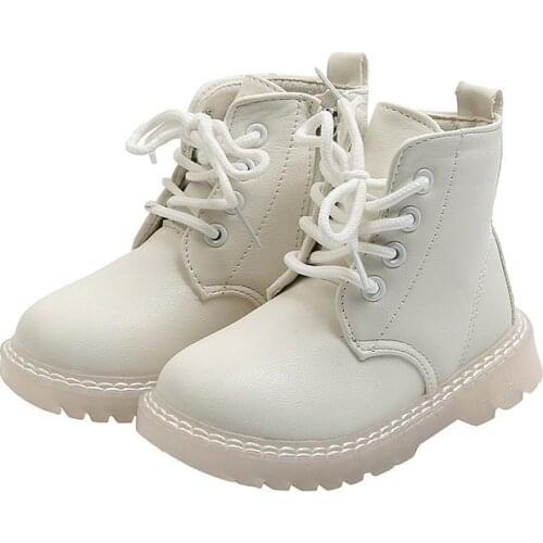 Childrens Riding Boots Spring Autumn Ankle Boots Fashion Kids Girls Casual Shoes Top Quality Boys Baby Leather Boots