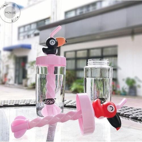 Homies 400ml Fruit Infuser Juice Shaker Sports Lemon Water Bottle with straw Tour hiking Portable Climbing plastic Camp Bottles