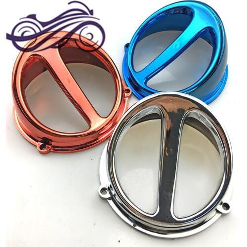 For YAMAHA HONDA JOG DIO GY6 universal Scooters Modified imitation Carbon fiber snout Fan cover Motorcycle Accessories