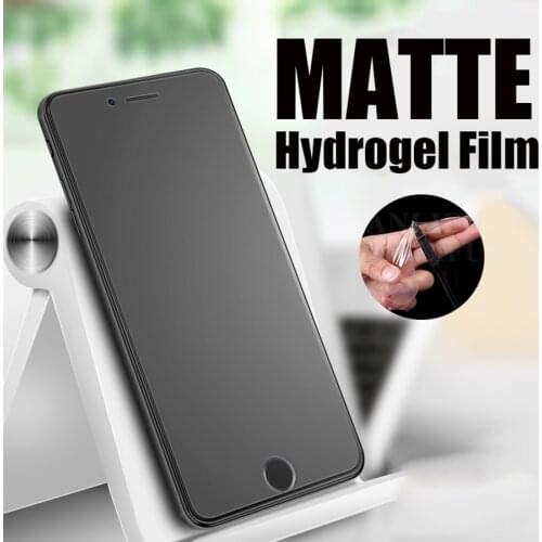 Full Cover Matte Frosted Hydrogel Film for iPhone 11 X XR 6 6S Plus SE TPU Screen Protector iPhone 12 Pro 7 8 XS Max 11 Pro Mini