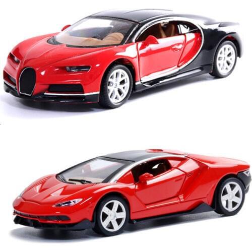 Alloy car 1:32 Supercar model toy car Simulation of the return of the car baking decorations gift for the children