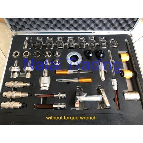 New 38pcs common rail diesel injector assemble and disassemble tool kits, injector dismantle and repairing tools