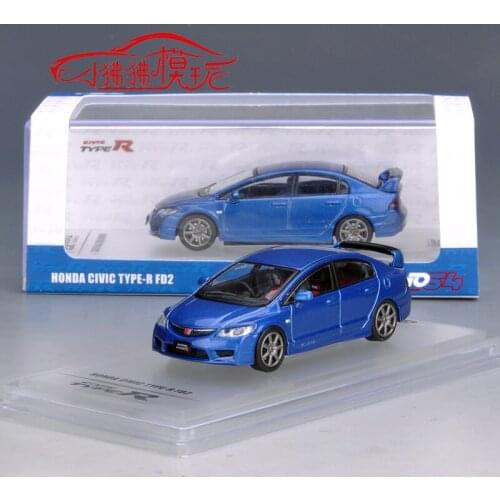 NEW INNO models 1:64 HONDA CIVIC Type R FD2 with water stickers and Wheel hub limited Collection of die-cast alloy car models
