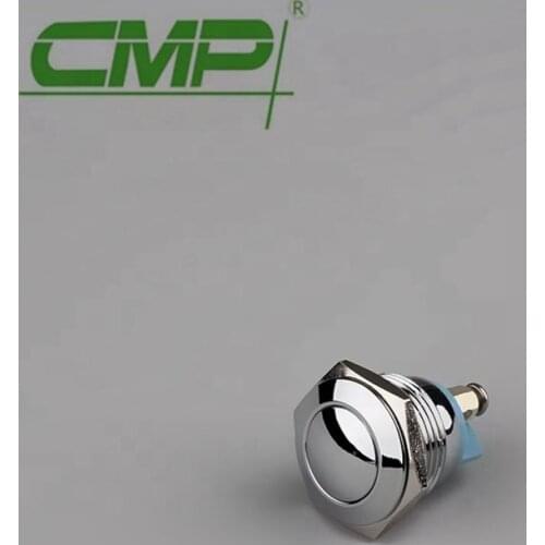 Normally Open Chrome Plated Brassl Mini Push Button Reset Switch