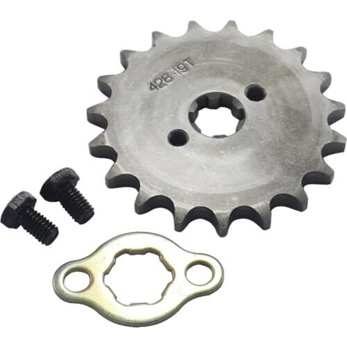 19T Tooth 428 ID 17mm /20mm Front Engine Sprocket For Motorcycle Dirt bike ATV Quad Buggy