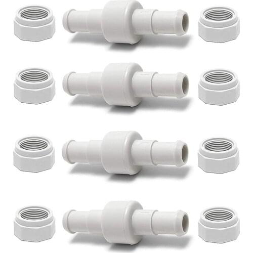 4Pcs Pool Cleaner Hose Swivel D20 and Hose Nut D15 Kit Replace Zodiac for Polaris 280,380,180 Pool Cleaner Hose Swivel
