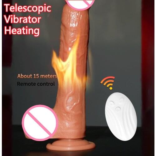 Realistic Dildo Vibrators Telescopic Swing Vibrating Massage Penis Female Masturbation Tool Toys For Women Adult Sex Shop