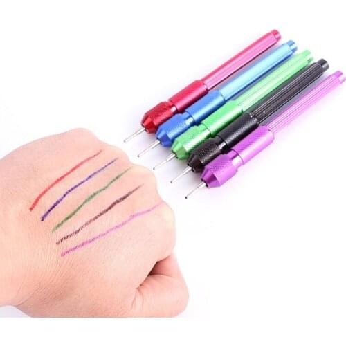 Tattoo painting pen 5 color skin marker positioning pen transfer pen tattoo makeup accessories