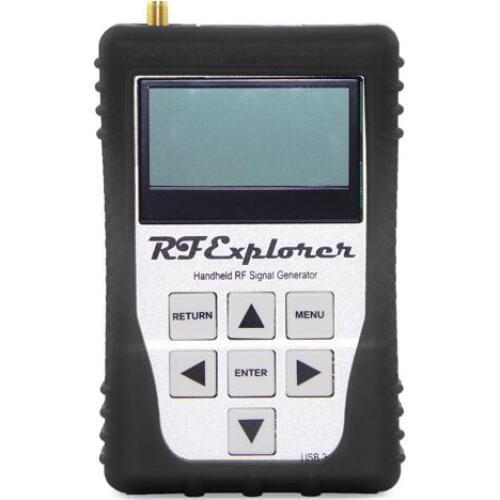 RF Explorer Model USB Logic Analyzer Oscilloscope 112KHz-100MHz WSUB1G Handheld Digital Spectrum Analyzer with Black Rubber Case