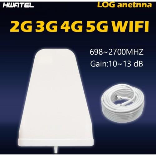 LOG LDPA directional outdoor external Antenna for GSM 2G 3G 4G 5G cellular amplifier modem router repeater booster 10 20M cable
