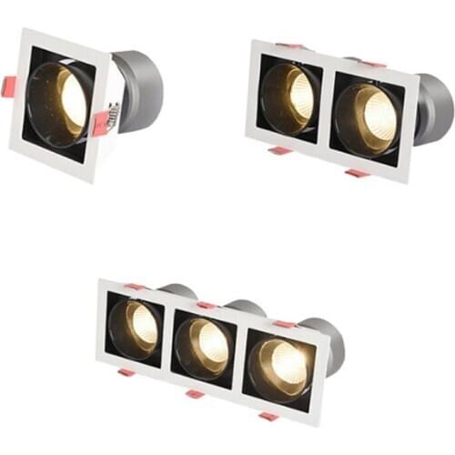 Recessed Downlight Dimmable Led Lamp Deep Anti-Glare Led Spot 14W 21W 36W Lighting Living Room Bedroom Hotel Cafe Ceiling Lamp