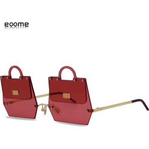 Eoome original design women fashion bag design Red color In fashion Quality Trending New fashion women oversize sunglas
