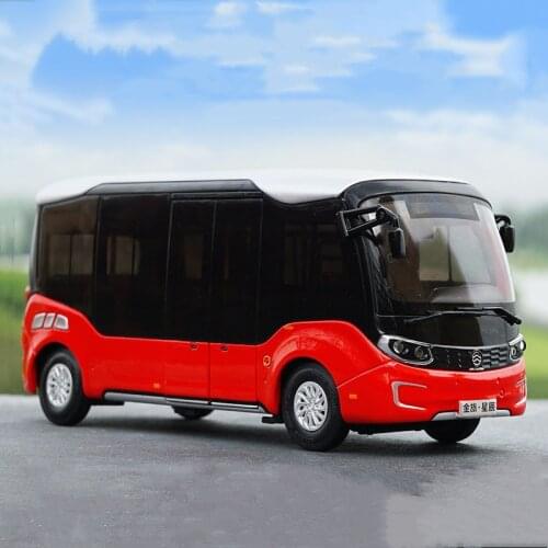 1/32 Metal alloy die-casting Xiamen Jinlu Xingchen bus simulation car model adult collection childrens toy gift display