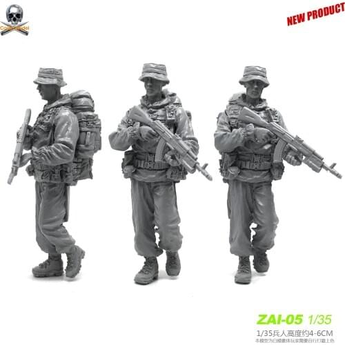 1/35 Resin Kits Russian Modern Special Forces Resin Soldier ZAI-05