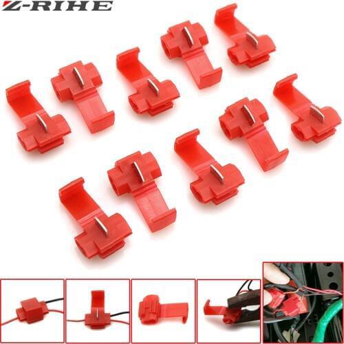 10pcs Wire terminals quick wiring connector cable clamp For Honda MSX125 MSX300 MSX 125 MSX 300 MSX125 300 PCX 125/150 PCX125