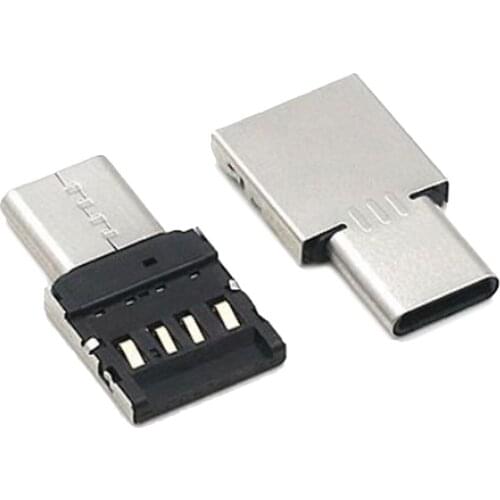 100pcs/lot OTG Type-c Adapter for Samsung Galaxy S8 Plus Note 8 Oneplus 5T Type C Cell Phone Tablet USB Cable Flash Drive