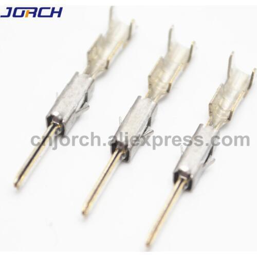 100Pcs Car Male wire Crimp terminal Pin for VW Tyco TE Audi Seat Skoda Repair Auto spade electrical connector 964269-2