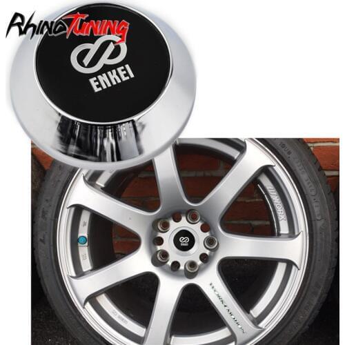 4pcs 65mm 60mm Enkei Car Wheel Center Caps Hub For XT7 TSW Wheels Emblem Rim Cover Accessories