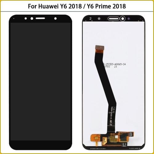 5.7’‘ For Huawei Y6 2018 ATU-L11 ATU-L21 ATU-L22 LCD DIsplay Touch Screen Digitizer Assembly For Y6 Prime 2018 LCD Screen Replac