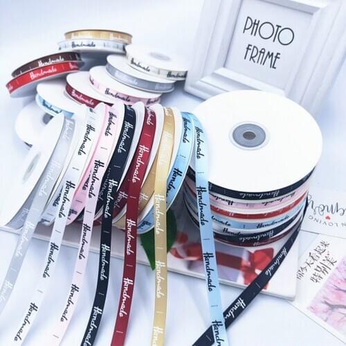 5 Meters handmade Wrapping Ribbon Grosgrain 10MM DIY Gift Wrapping Ribbon Bouquet Ribbons Threaded handmade Ribbon
