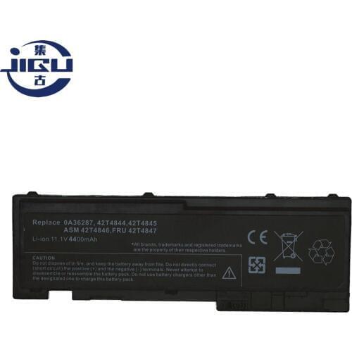 JIGU 4400mah Laptop Battery For Lenovo 0A36287 42T4845 ASM 42T4846 FRU 42T4847 ThinkPad T420s T420si 4171-A13 11.1V