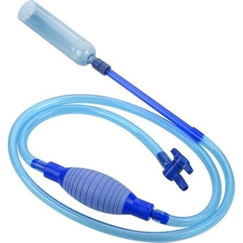 Large Aquarium Fish Tank Instant Siphon Cleaner / Vacuum for Gravel and Sand